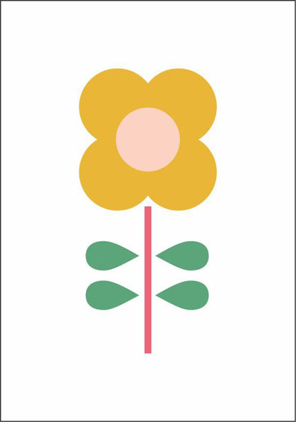 Quadro Infantil Flor do Campo
