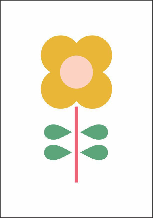 Quadro Infantil Flor do Campo