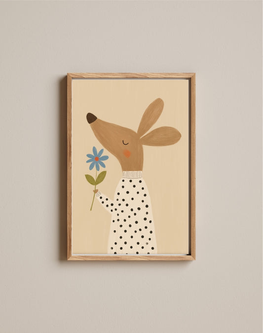 Quadro Aquarelado Dog