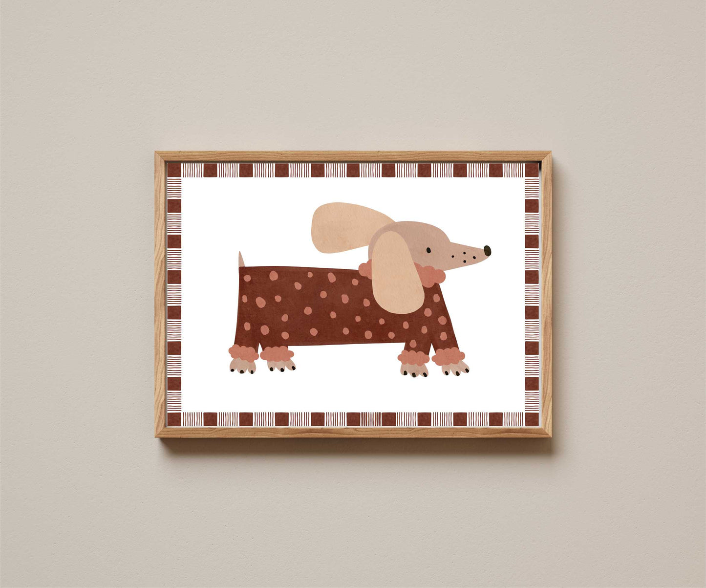 Quadro Aquarelado Dog