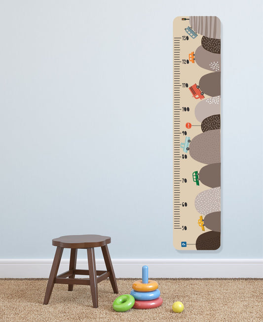 Régua de Crescimento Carros na Montanha