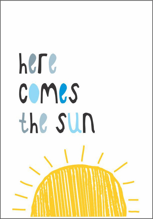 Quadro Infantil Here Comes the Sun
