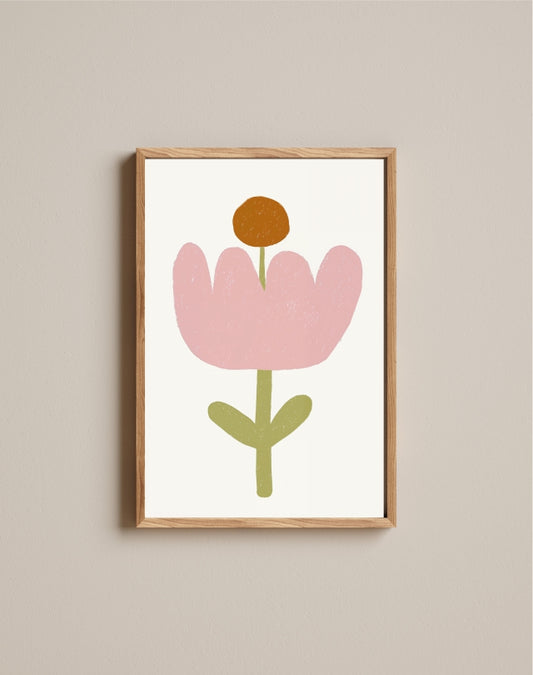 Quadro Aquarelado Flor