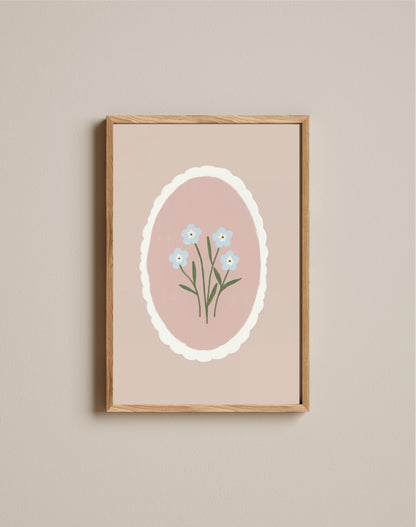 Quadro Aquarelado Floral