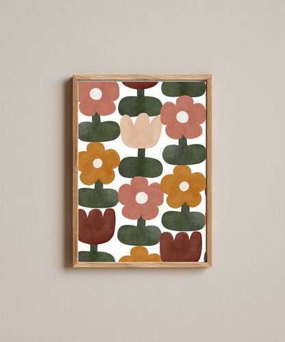 Quadro Aquarelado Flores