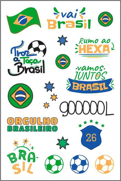 Tattoo Temporária A Copa é Nossa