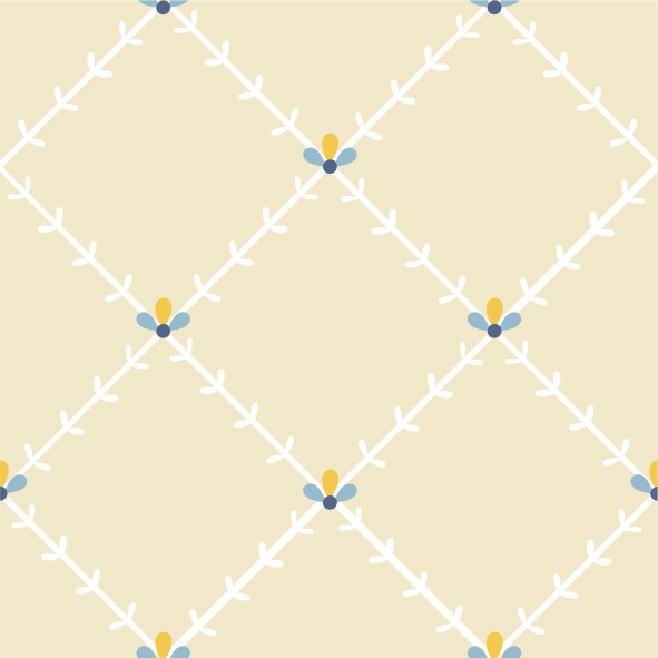 Papel de Parede Folk - Treliça