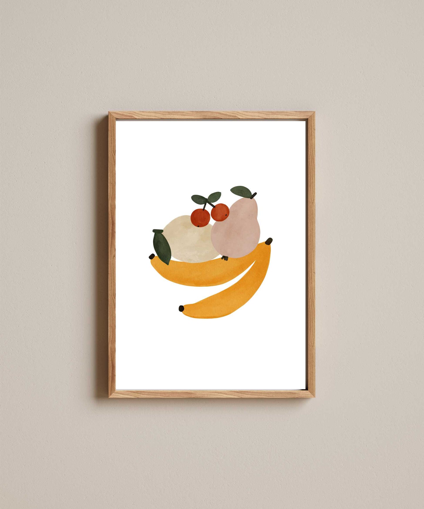 Quadro Aquarelado Frutas