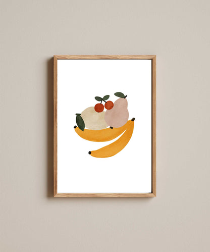 Quadro Aquarelado Frutas