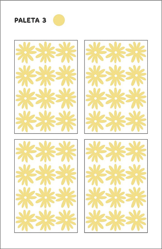 Adesivo de Parede Margaridas