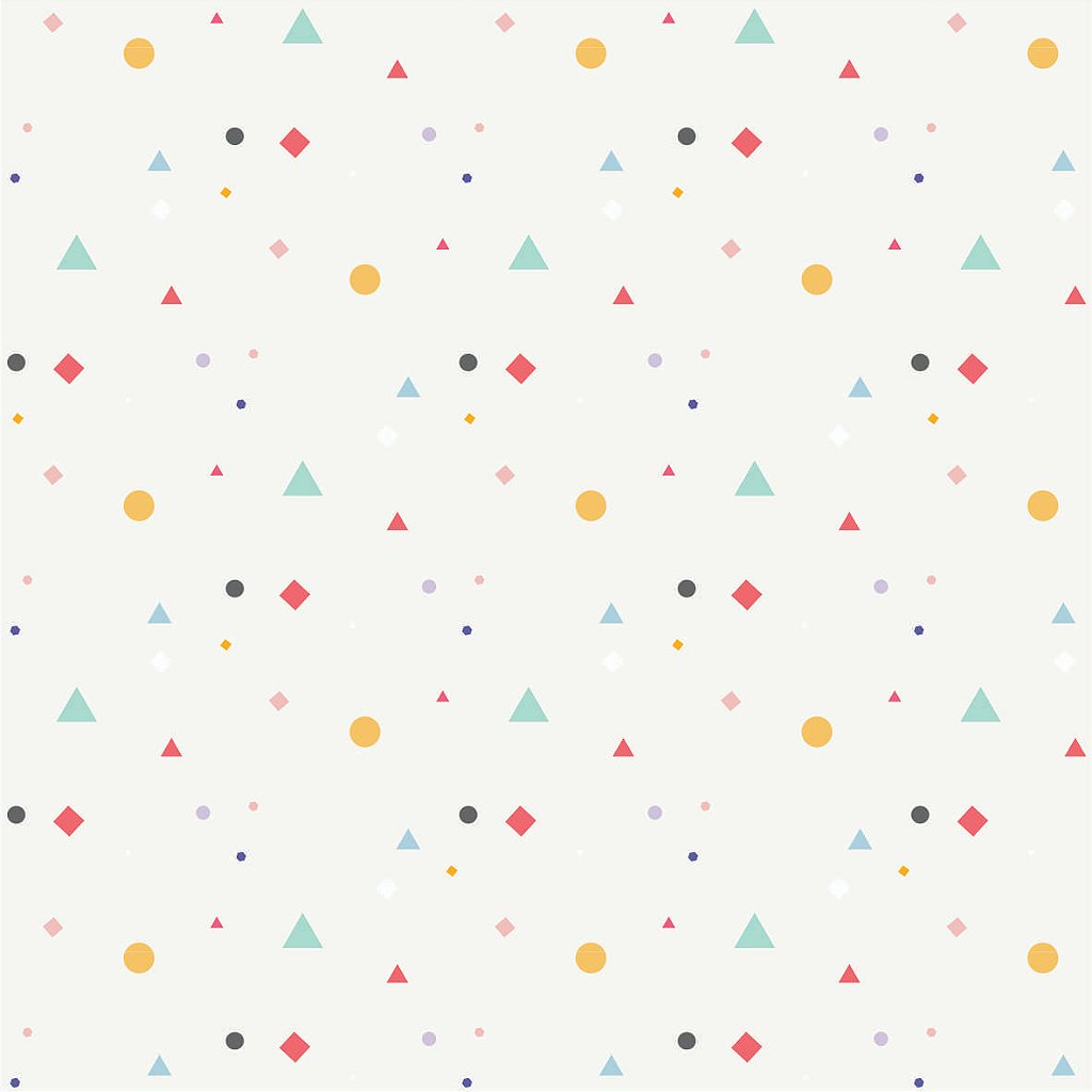 Papel de Parede Mini Formas