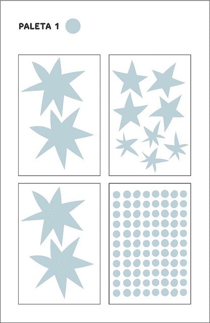 Adesivo de Parede Estrelar