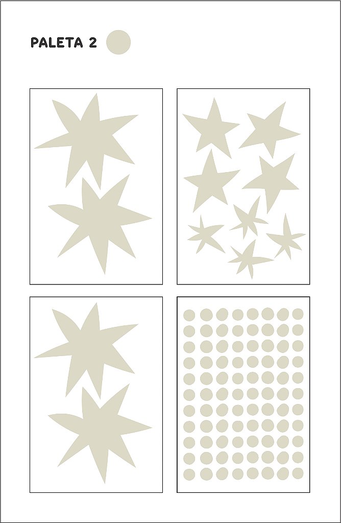 Adesivo de Parede Estrelar
