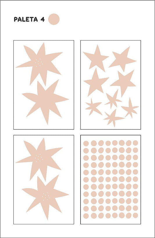 Adesivo de Parede Estrelar