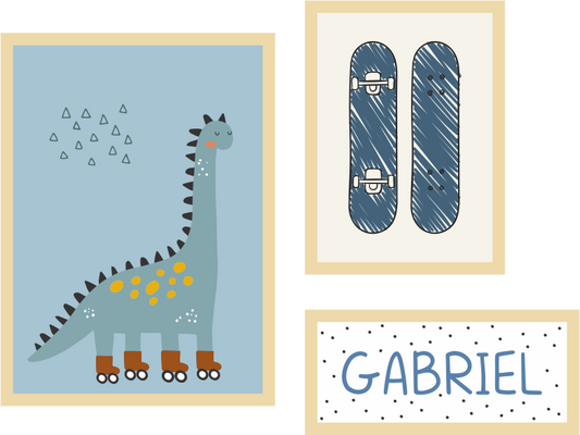 Kit quadros Gabriel