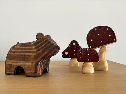 Adorno Urso Madeira