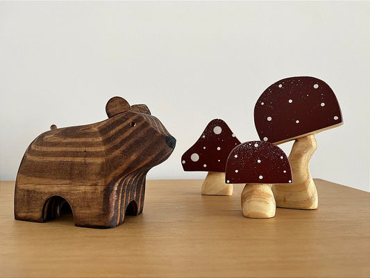 Adorno Urso Madeira