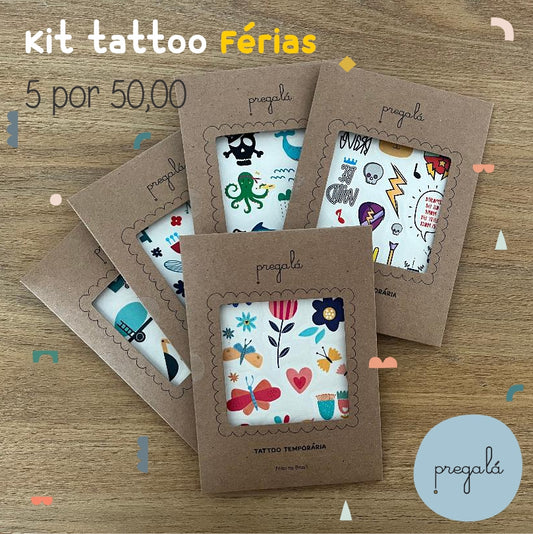 Tattoo Temporária - Kit 5 Unidades