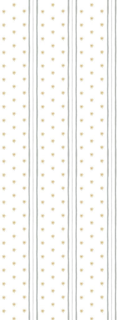 Papel de Parede Listras e Asteriscos