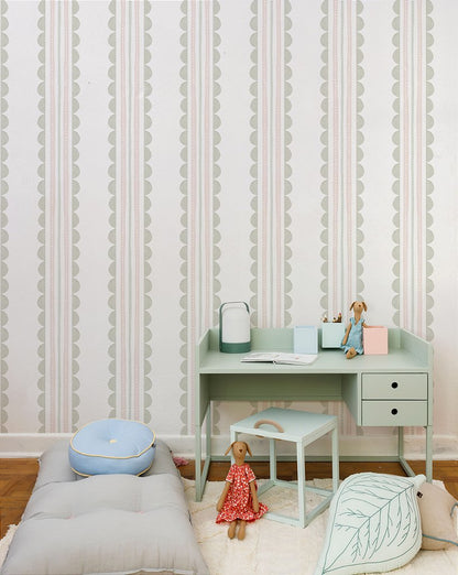 Papel de Parede Listra Ondinhas