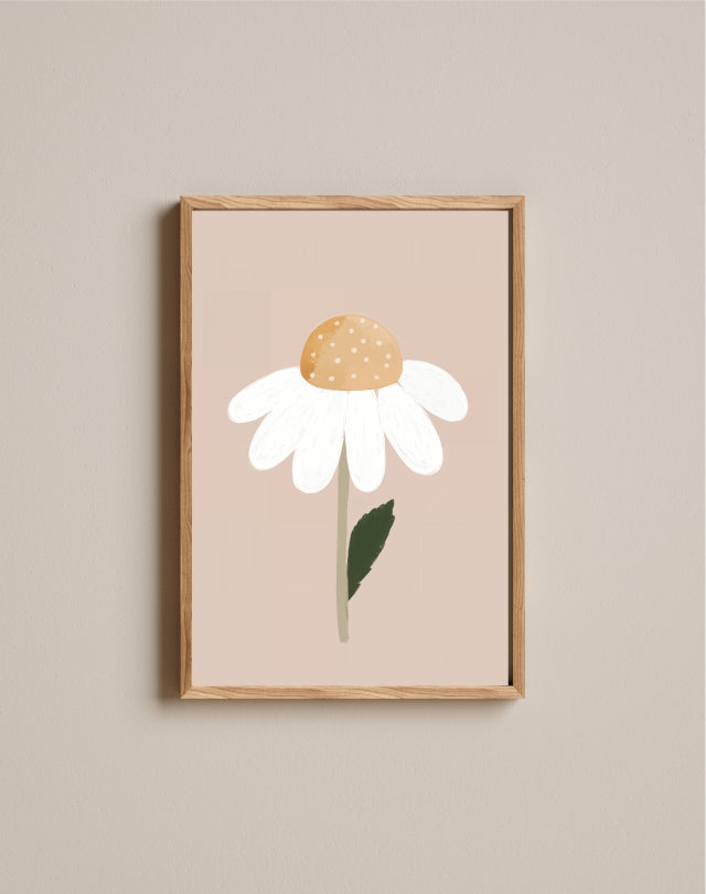 Quadro Aquarelado Margarida