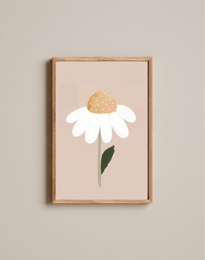 Quadro Aquarelado Margarida