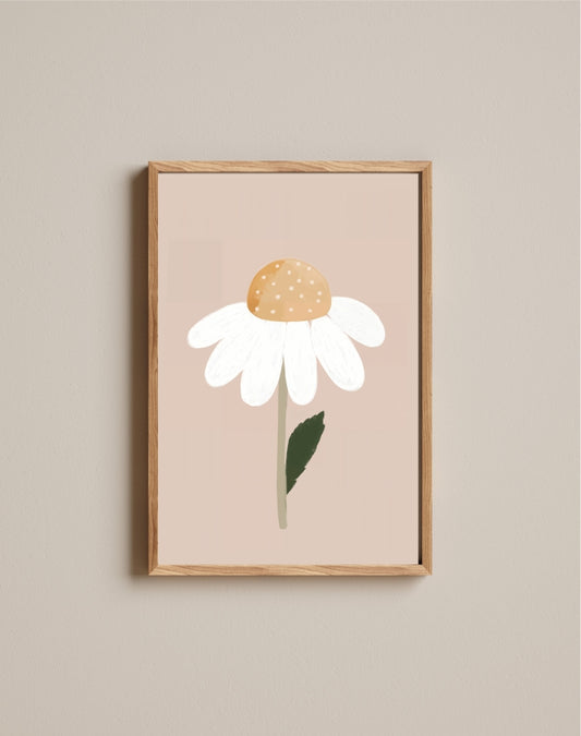 Quadro Aquarelado Margarida