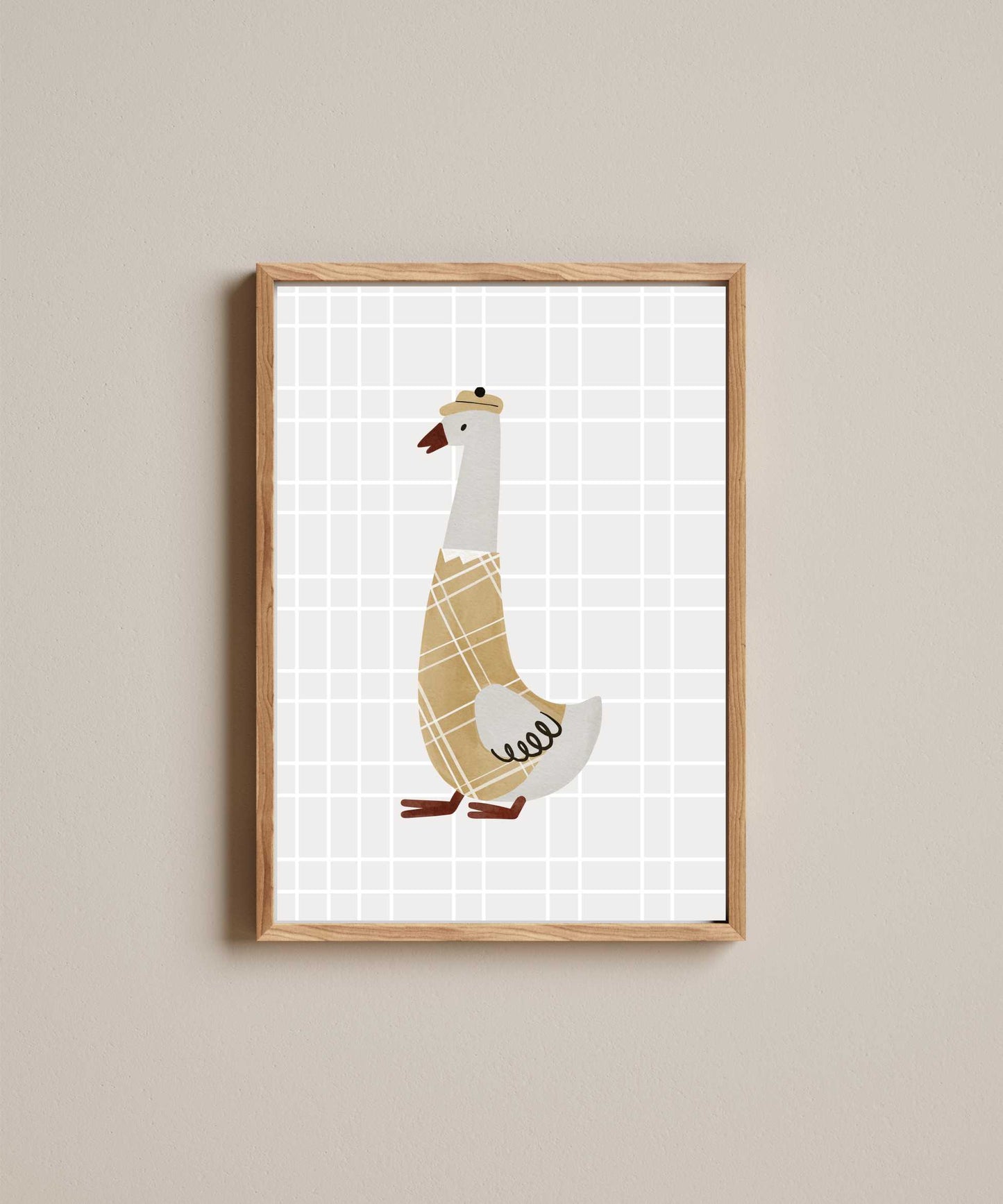Quadro Aquarelado O Pato
