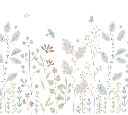 Papel de Parede Porcelana Jardim