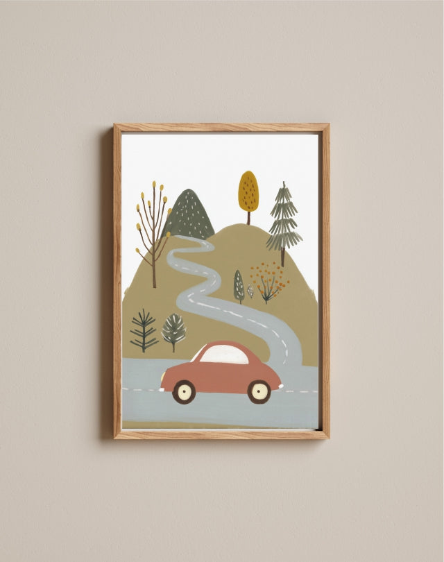 Quadro Aquarelado Paisagem
