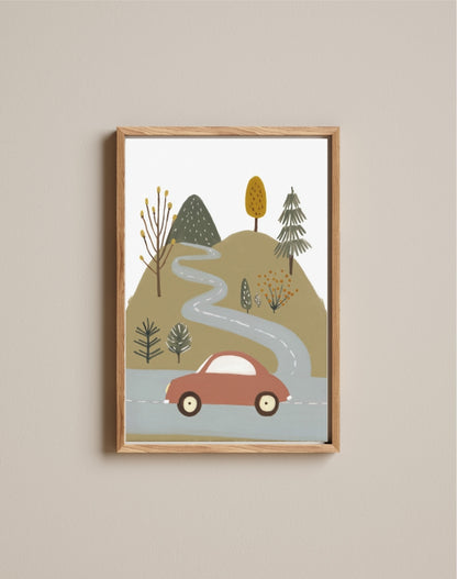 Quadro Aquarelado Paisagem