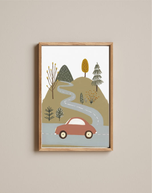 Quadro Aquarelado Paisagem