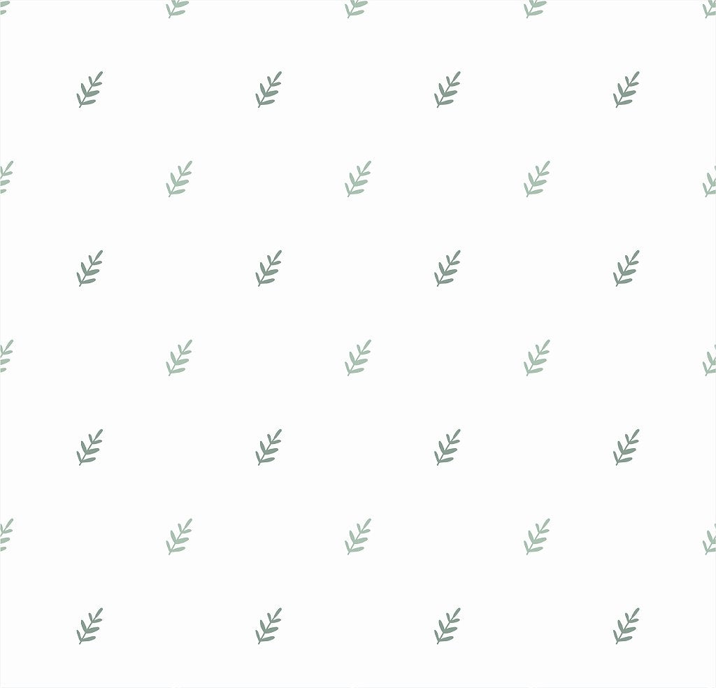 Papel de Parede Mini Folhas