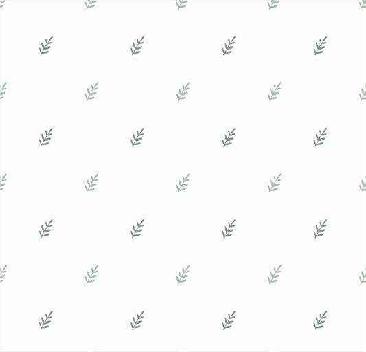 Papel de Parede Mini Folhas