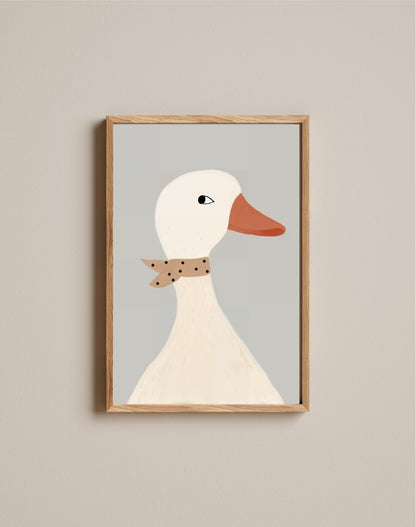 Quadro Aquarelado Pato