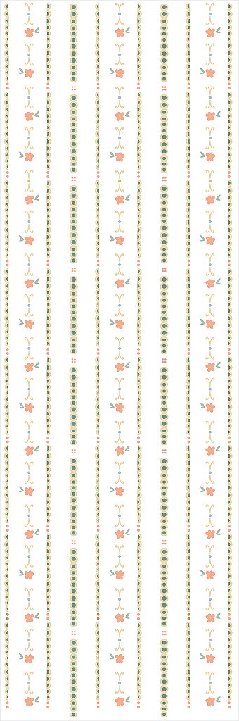 Papel de Parede Ponto e Flor