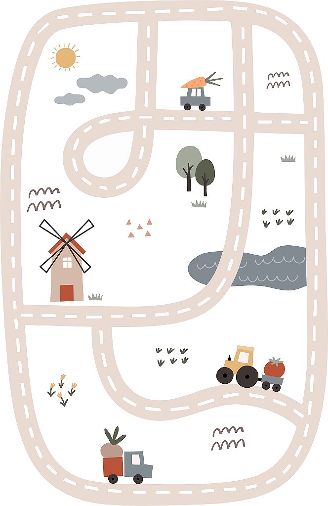 Playmat Lá na Fazendinha