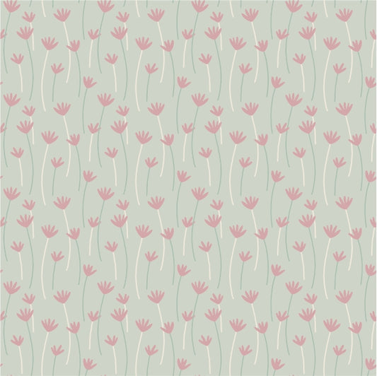 Papel de Parede Chuva de Flores