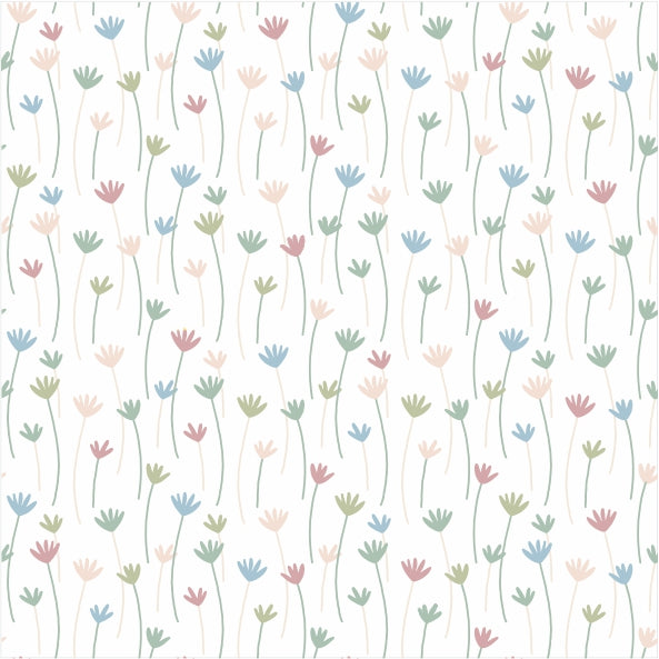 Papel de Parede Chuva de Flores