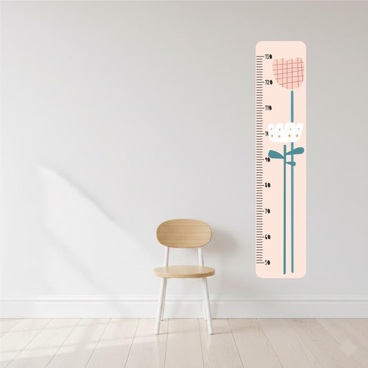 Régua de Crescimento Duas Flores