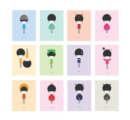 Quadro Infantil Signos
