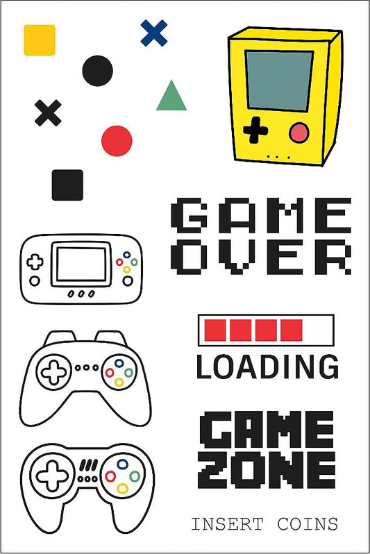 Tattoo Temporária Gamer