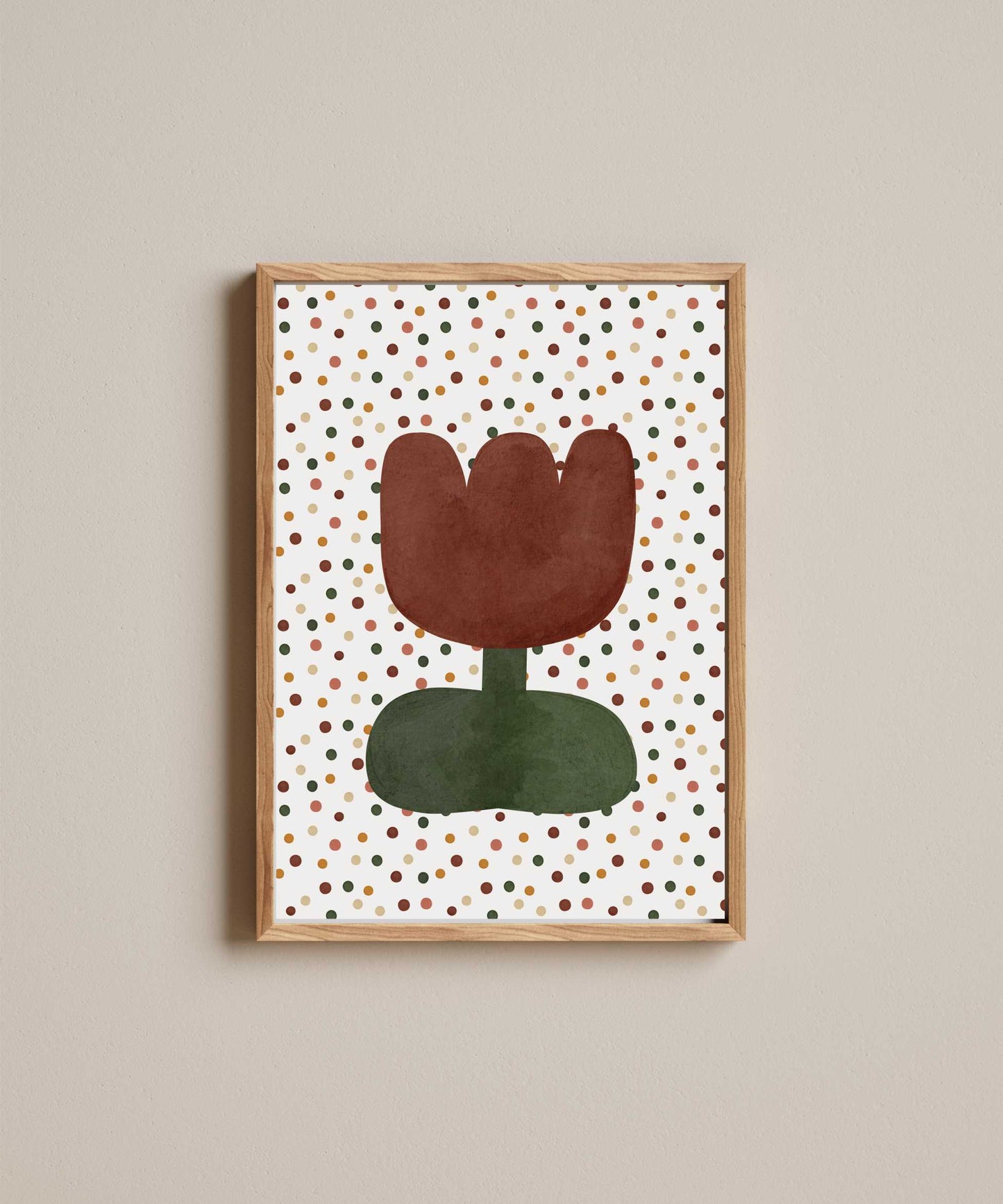 Quadro Aquarelado Tulipa