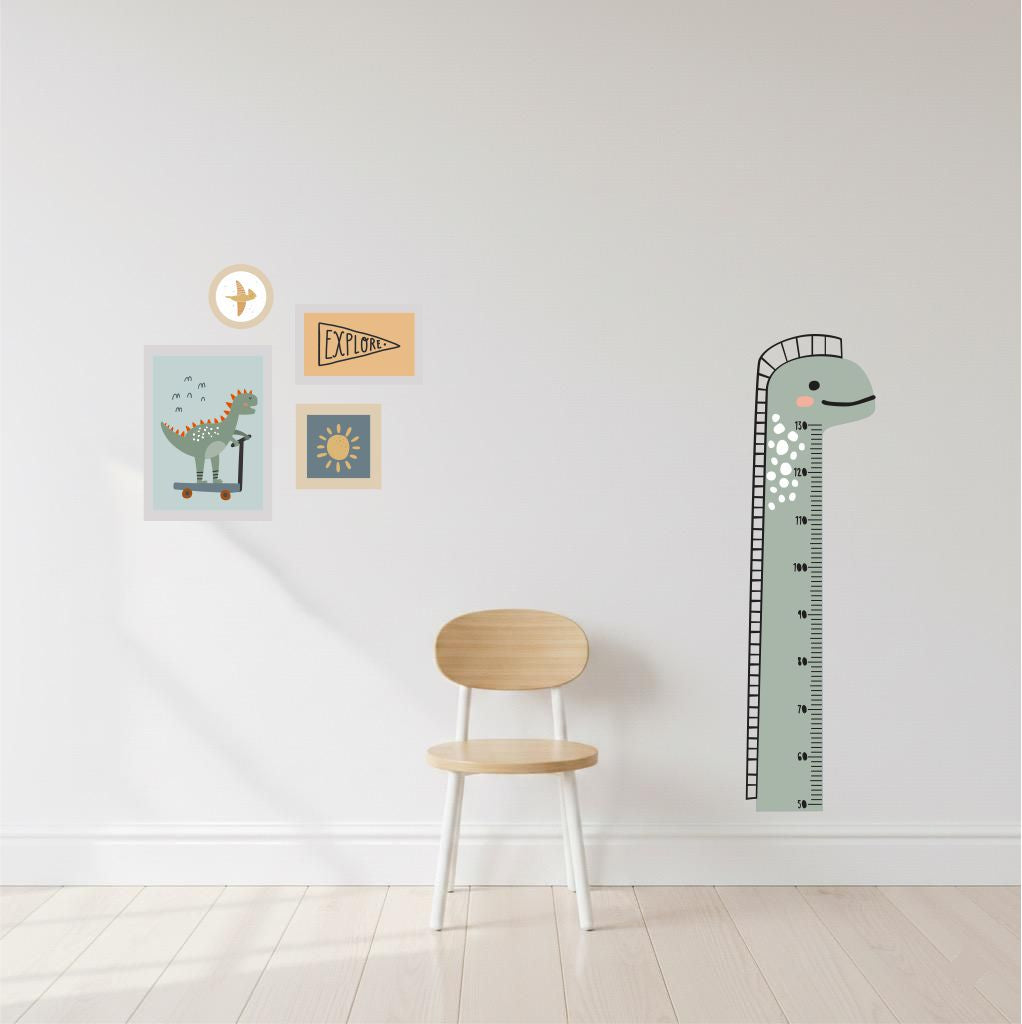 Régua de Crescimento Meu Dinossauro