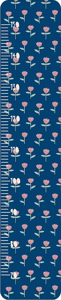 Régua de Crescimento O meu jardim Tulipas